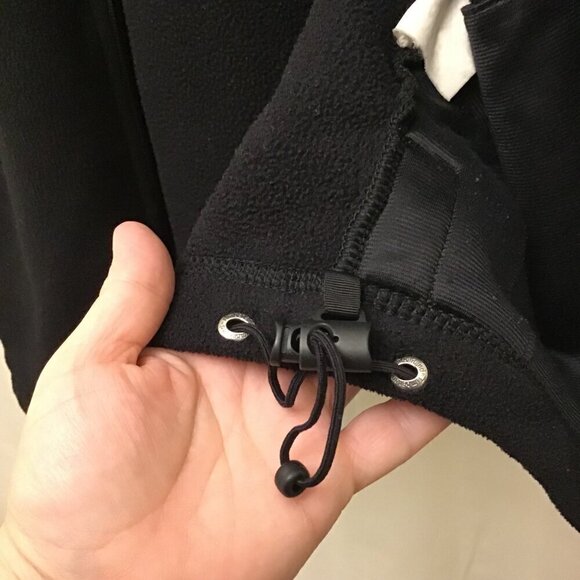 Timberland Large Polartec Men’s Fleece Vest Full Zip Pockets Black - Picture 5 of 10